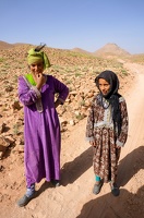 enfants nomades Berbères